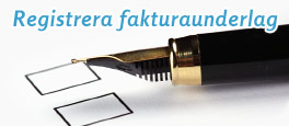 Registrera fakturaunderlag